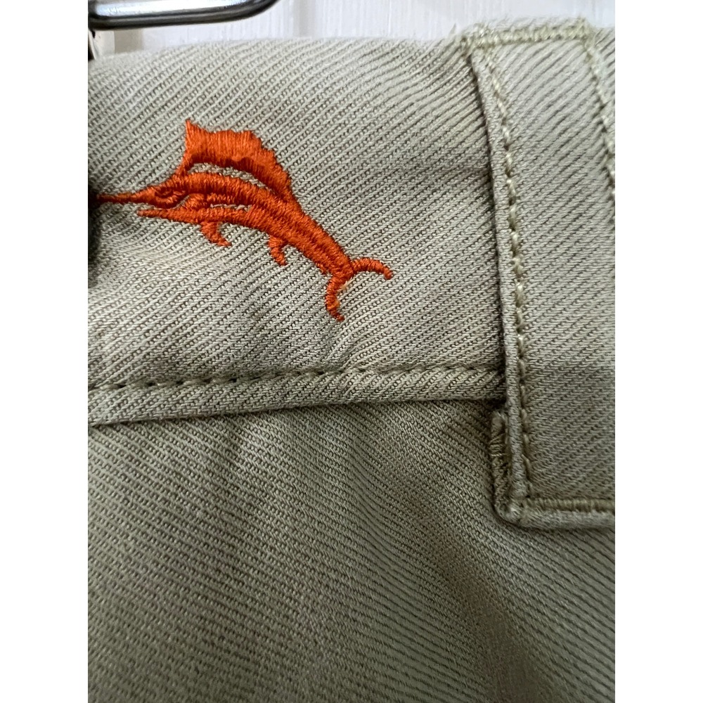 Tommy Bahama Mens Khaki Chino Pants Khaki Tan Straight Fit Size 35x32 Tencel G23 - Picture 3 of 16